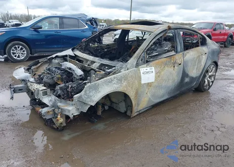 2012 Buick Regal Gs from USA, damaged, VIN 2G4GV5GV6C9213006